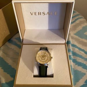 Versace men’s  silver dial watch